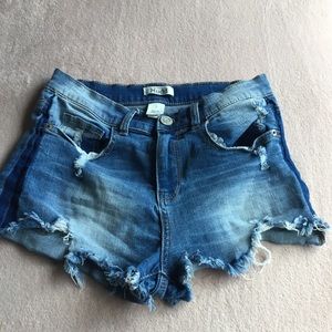 Ripped Jean Shorts